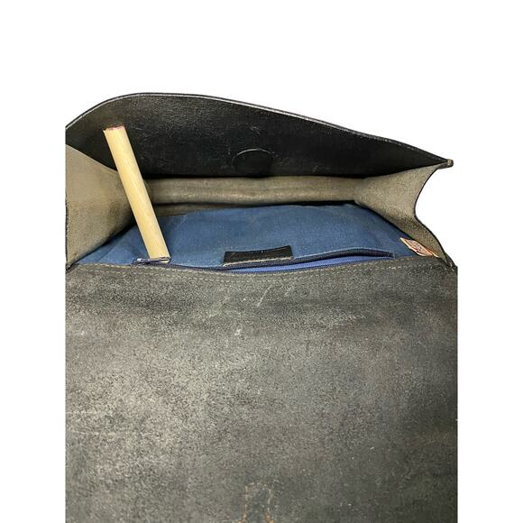 Dooney & Bourke   Blue Full Leather Exterior Large Slouch Bag Top Shoulder - Picture 3 of 8